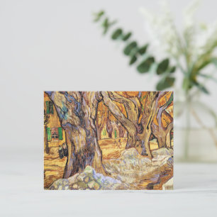 Van Gogh - De Grote Platanen, Feestdagenkaart