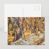 Van Gogh - De Grote Platanen, Feestdagenkaart (Voorkant / Achterkant)