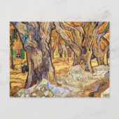 Van Gogh - De Grote Platanen, Feestdagenkaart (Voorkant)