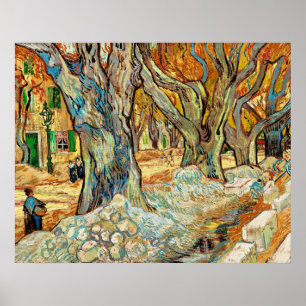 Van Gogh - De Grote Platanen Poster