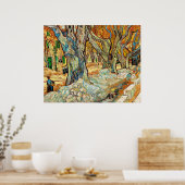 Van Gogh - De Grote Platanen Poster (Keuken)