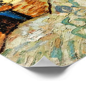 Van Gogh - De Grote Platanen Poster (Hoek)