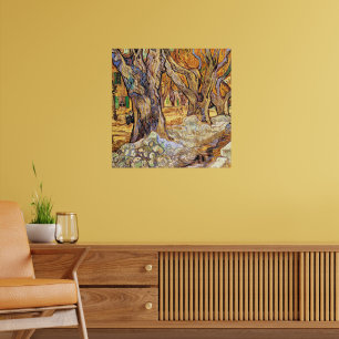 Van Gogh - De Grote Platanen, Poster