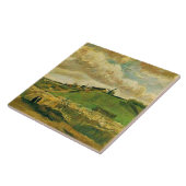 Van Gogh, De heuvel van Montmarte Tegeltje (Zijkant)