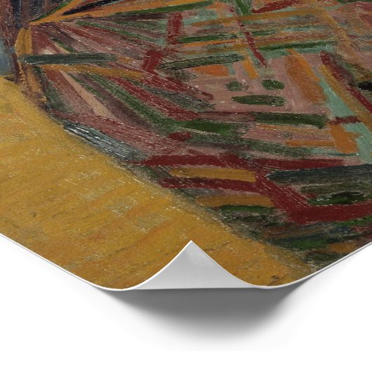 Van Gogh - De Italiaanse vrouw Poster (Hoek)