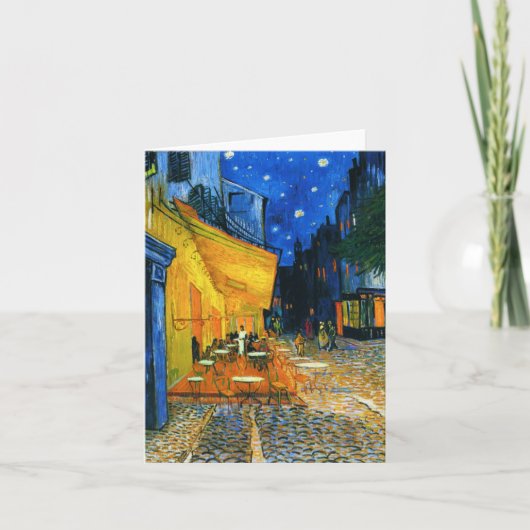 Van Gogh de Kaart van de Nota van het Terras van (Voorkant)