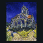 Van Gogh - De kerk Auvers-Sur-Oise Poster<br><div class="desc">De kerk in het Uitzicht Auvers-Sur-Oise van de Chevet door Vincent van Gogh. Ga naar https://books.zedign.com/zas/37.html voor meer afbeeldingen die klaar zijn voor poster uit Zedign Art Series Book 37 "Vincent Van Gogh - Paintings & Drawings Vol 2"</div>