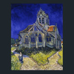 Van Gogh - De kerk Auvers-Sur-Oise Poster<br><div class="desc">De kerk in het Uitzicht Auvers-Sur-Oise van de Chevet door Vincent van Gogh. Ga naar https://books.zedign.com/zas/37.html voor meer afbeeldingen die klaar zijn voor poster uit Zedign Art Series Book 37 "Vincent Van Gogh - Paintings & Drawings Vol 2"</div>