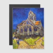 Van Gogh - De kerk in Auvers Magnetic Kaart (Voorkant / Achterkant)