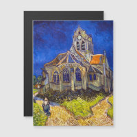 Van Gogh - De kerk in Auvers Magnetic Kaart