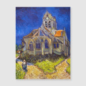 Van Gogh - De kerk in Auvers Magnetic Kaart (Voorkant)