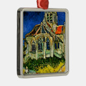 Van Gogh - de kerk in Auvers, Metalen Ornament (Rechts)