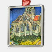 Van Gogh - de kerk in Auvers, Metalen Ornament (Links)