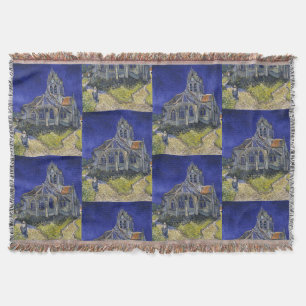 Van Gogh De Kerk te Auvers Blauwe Lucht Kunst Deken
