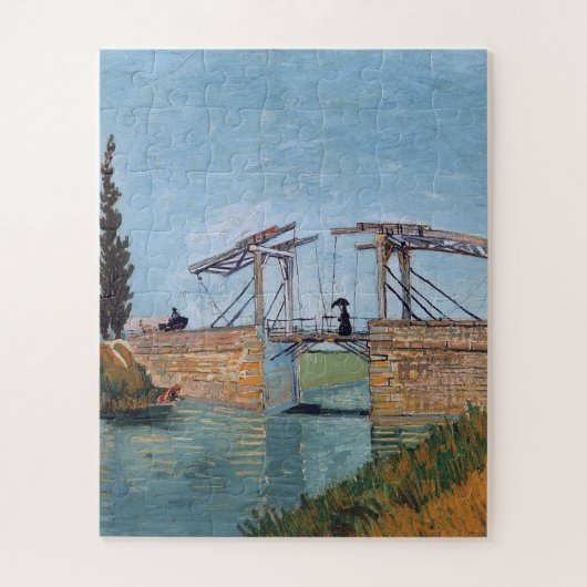 Van Gogh - De Langlois-brug in Arles Legpuzzel (Verticaal)