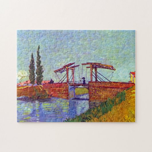 Van Gogh - de Langlois-brug in Arles Legpuzzel (Horizontaal)
