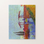 Van Gogh - de Langlois-brug in Arles Legpuzzel (Verticaal)