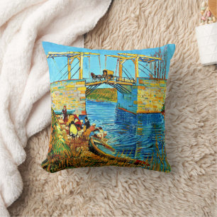 Van Gogh - De Langloisbrug bij Arles met vrouwen Kussen
