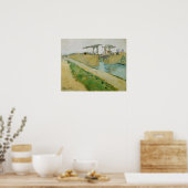 Van Gogh - De Langloisbrug Poster (Keuken)