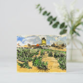 Van Gogh - De Mill van Alphonse Daudet Briefkaart (Staand voorkant)