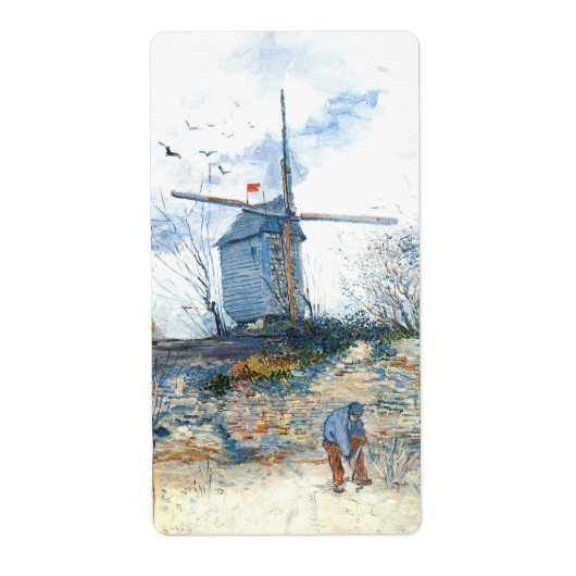 Van Gogh: De Mill van Galette Etiket (Voorkant)