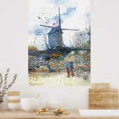 Van Gogh: De Mill van Galette Poster (Keuken)