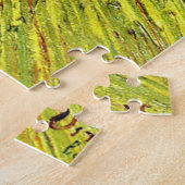Van Gogh - De nachtelijke kafel Legpuzzel (Zijkant)