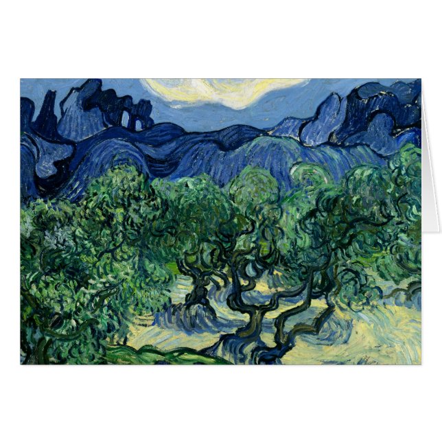 Van Gogh De olijfbomen landschapschildering (Voorkant Horizontaal)