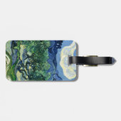 Van Gogh De olijfbomen landschapschildering Bagagelabel (Achterkant horizontaal)