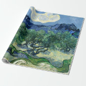 Van Gogh De olijfbomen landschapschildering Cadeaupapier (Uitgerold)