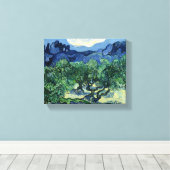 Van Gogh De olijfbomen landschapschildering Canvas Afdruk (Insitu (Houten vloer))