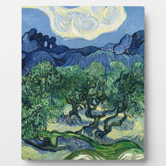 Van Gogh De olijfbomen landschapschildering Fotoplaat (Voorkant)