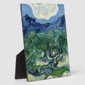 Van Gogh De olijfbomen landschapschildering Fotoplaat (Zijkant)