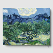 Van Gogh De olijfbomen landschapschildering Gastenboek (Achterkant)