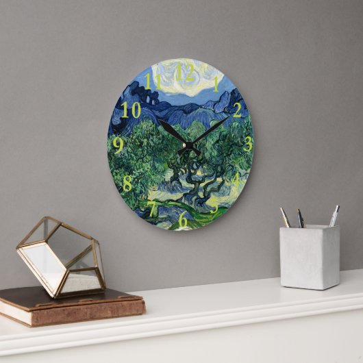 Van Gogh De olijfbomen landschapschildering Grote Klok (Kantoor)