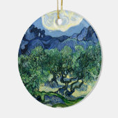 Van Gogh De olijfbomen landschapschildering Keramisch Ornament (Links)