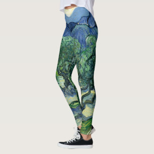 Van Gogh De olijfbomen landschapschildering Leggings