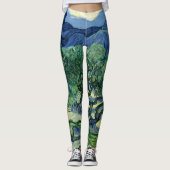 Van Gogh De olijfbomen landschapschildering Leggings (Voorkant)