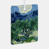 Van Gogh De olijfbomen landschapschildering Metalen Ornament (Voorkant Rechts)