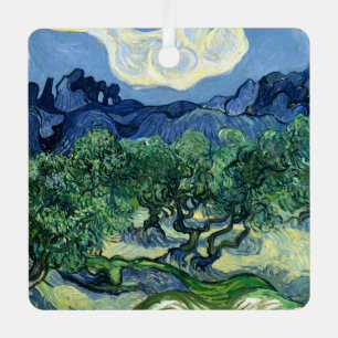 Van Gogh De olijfbomen landschapschildering Metalen Ornament