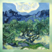 Van Gogh De olijfbomen landschapschildering Raamsticker (Vel 3)
