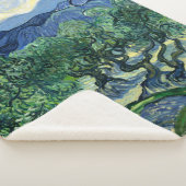 Van Gogh De olijfbomen landschapschildering Sherpa Deken (3/4)