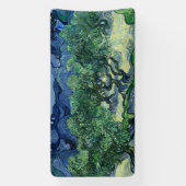 Van Gogh De olijfbomen landschapschildering Spandoek (Verticaal)