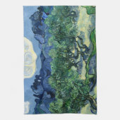 Van Gogh De olijfbomen landschapschildering Theedoek (Verticaal)