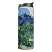 Van Gogh De olijfbomen landschapschildering Thermosbeker (Gedraaid links)