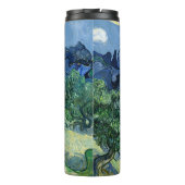 Van Gogh De olijfbomen landschapschildering Thermosbeker (Achterkant)
