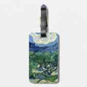 Van Gogh De olijfbomen Landschapsschilderij Bagagelabel (Achterkant verticaal)