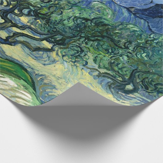 Van Gogh De olijfbomen Landschapsschilderij Cadeaupapier (Hoek)