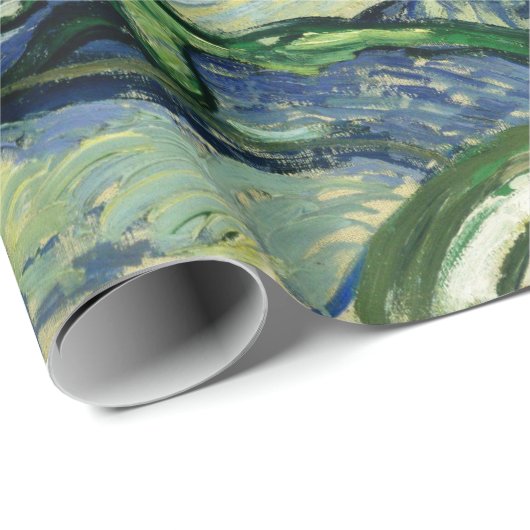 Van Gogh De olijfbomen Landschapsschilderij Cadeaupapier (Rol Hoek)