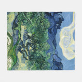 Van Gogh De olijfbomen Landschapsschilderij Fleece Deken (Voorkant (Horizontaal))